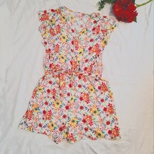 Time and Tru romper, multi-colored,  size XL (16-18)